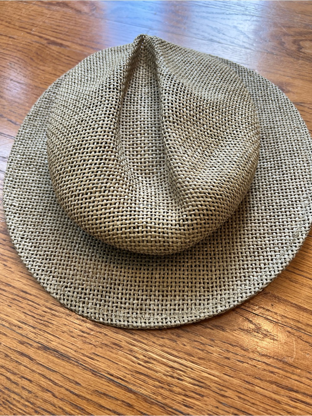 Panama Jack Straw Fedora Hat in Natural Tan